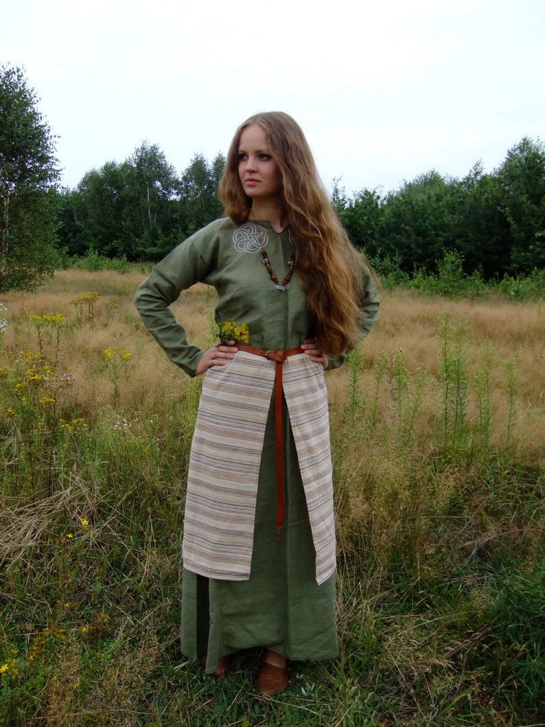 Slav Apron fabric, reenactment clothing zdjęcie 1