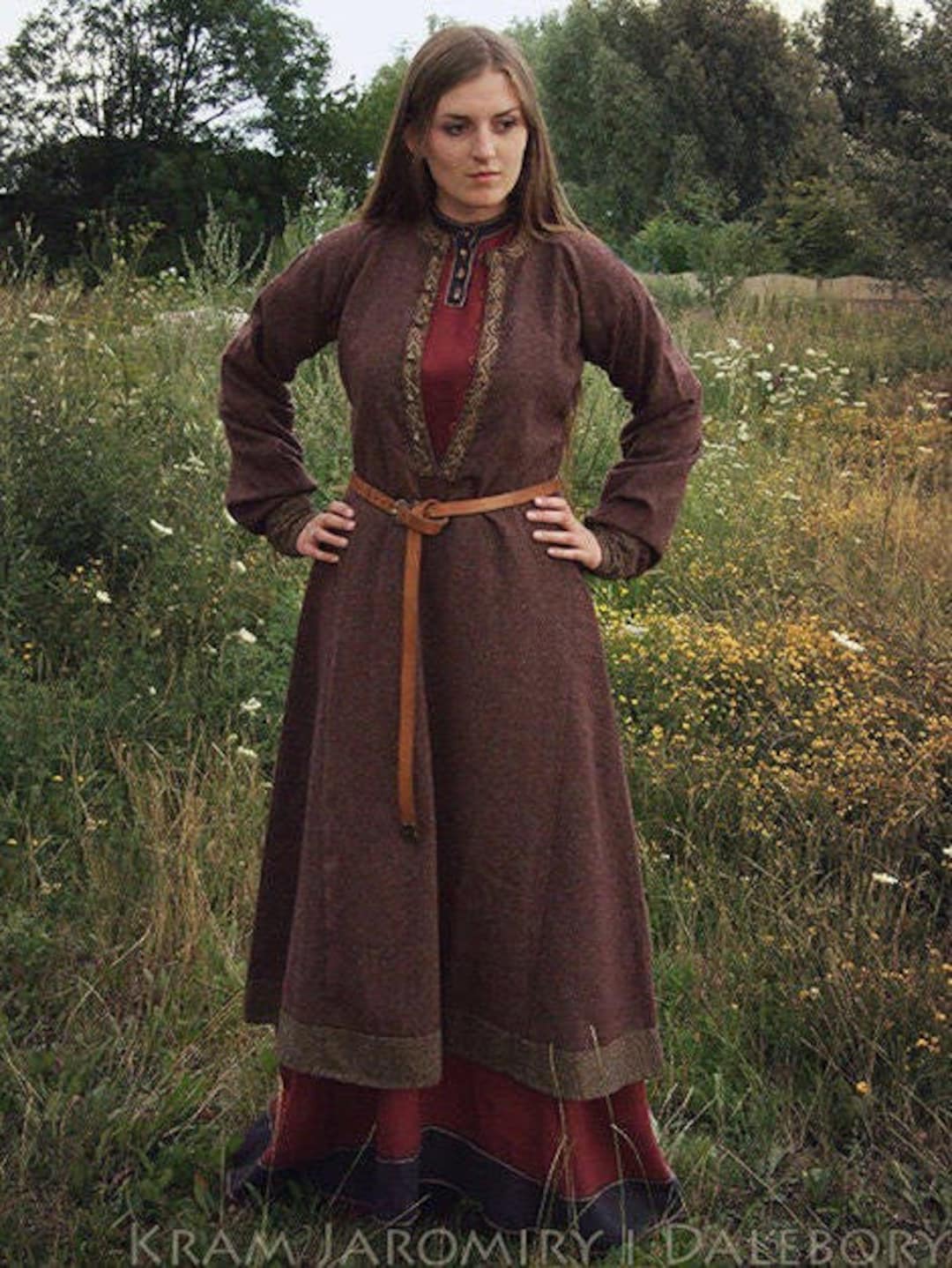 Early Medieval Coat for Woman, Viking, Slav, Reenactment - Etsy