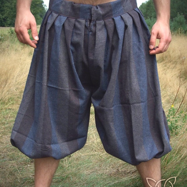 Medieval Viking baggy pants, trousers, for reenactors, historical pattern