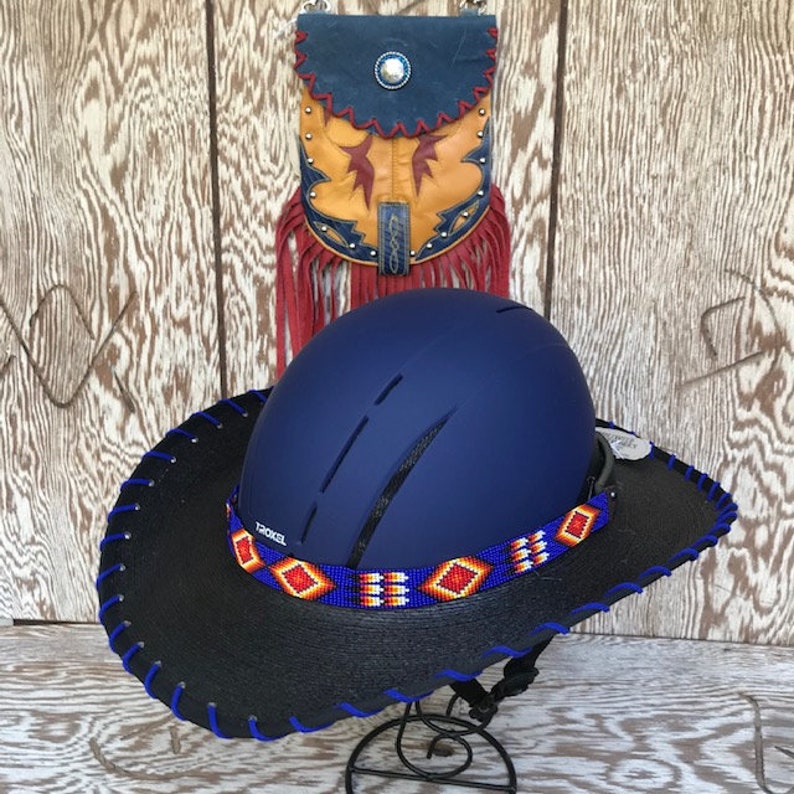 Helmet Hat Cowboy Helmet Hellhat Helmet with Brim Etsy