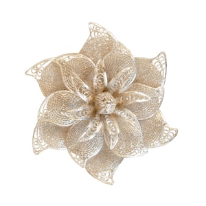 Silber blumen pin - aus 925 Silber Filigran