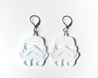 Star wars Stormtrooper earrings