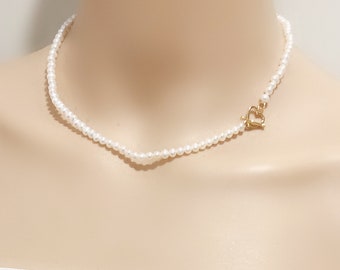 Sterling Silver Heart Lariat Coin Pearl Necklace NBJ357