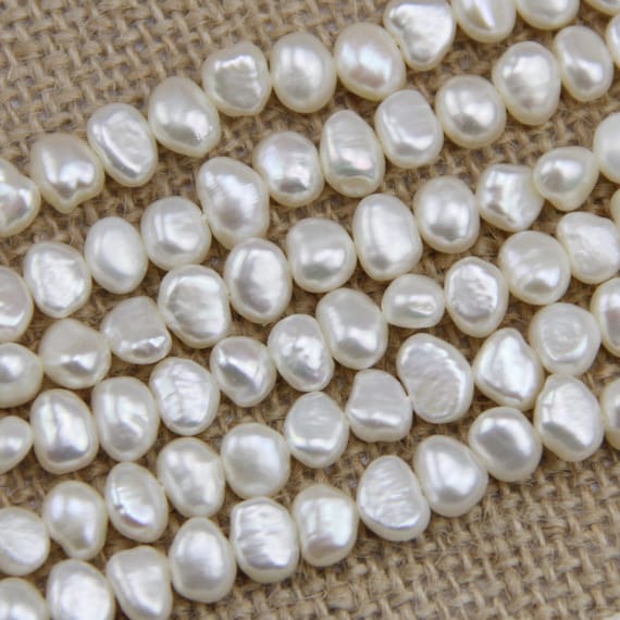 Flat Back Pearl Beads 690pcs 6 Sizes Beige Craft Pearl Cabochons Half  Pearls Loose Beads Gem 