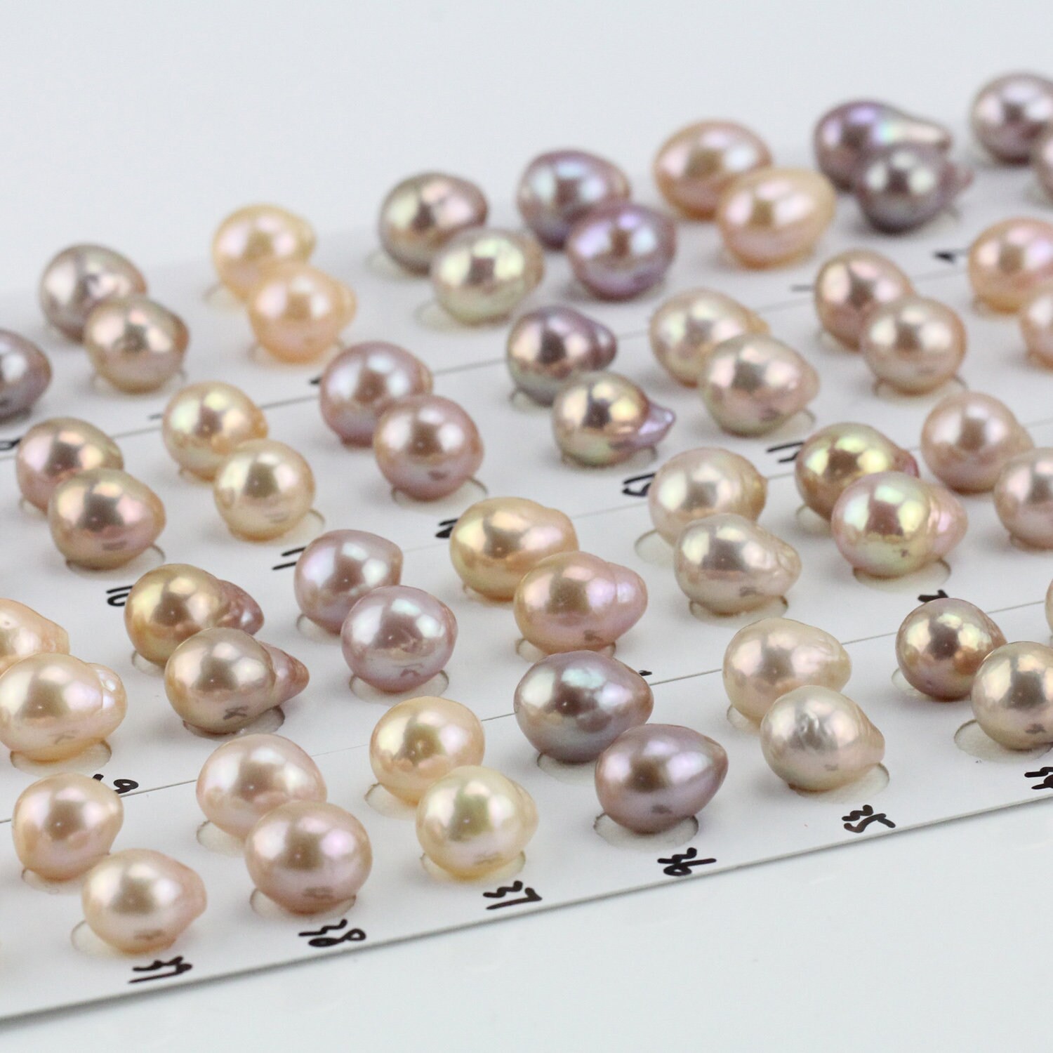 Long 18/" 22/" 24/" 28/" 8-9 mm réel naturel noir /& blanc akoya collier de perles