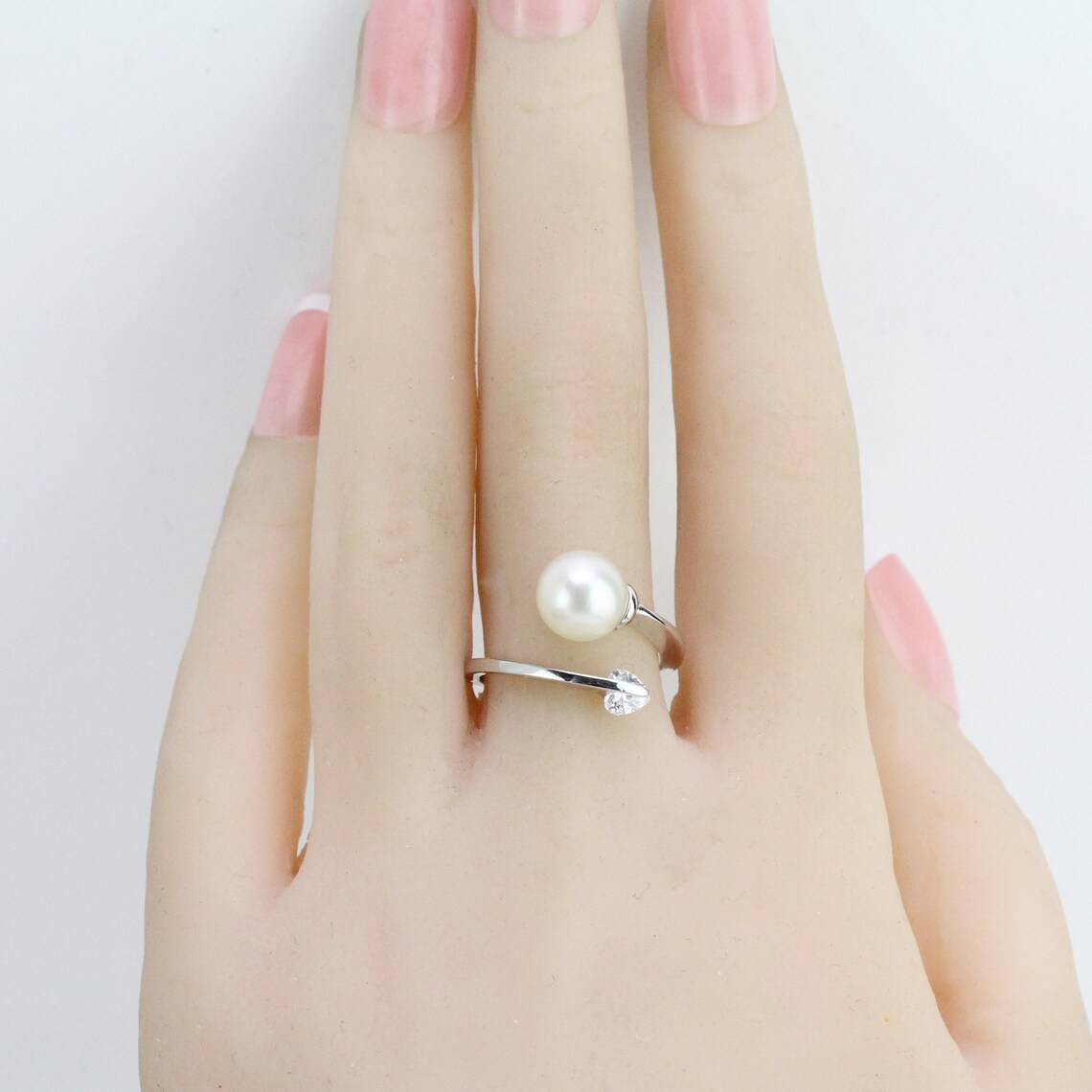 Anello di perla akoya giapponese genuino anello di perla di | Etsy