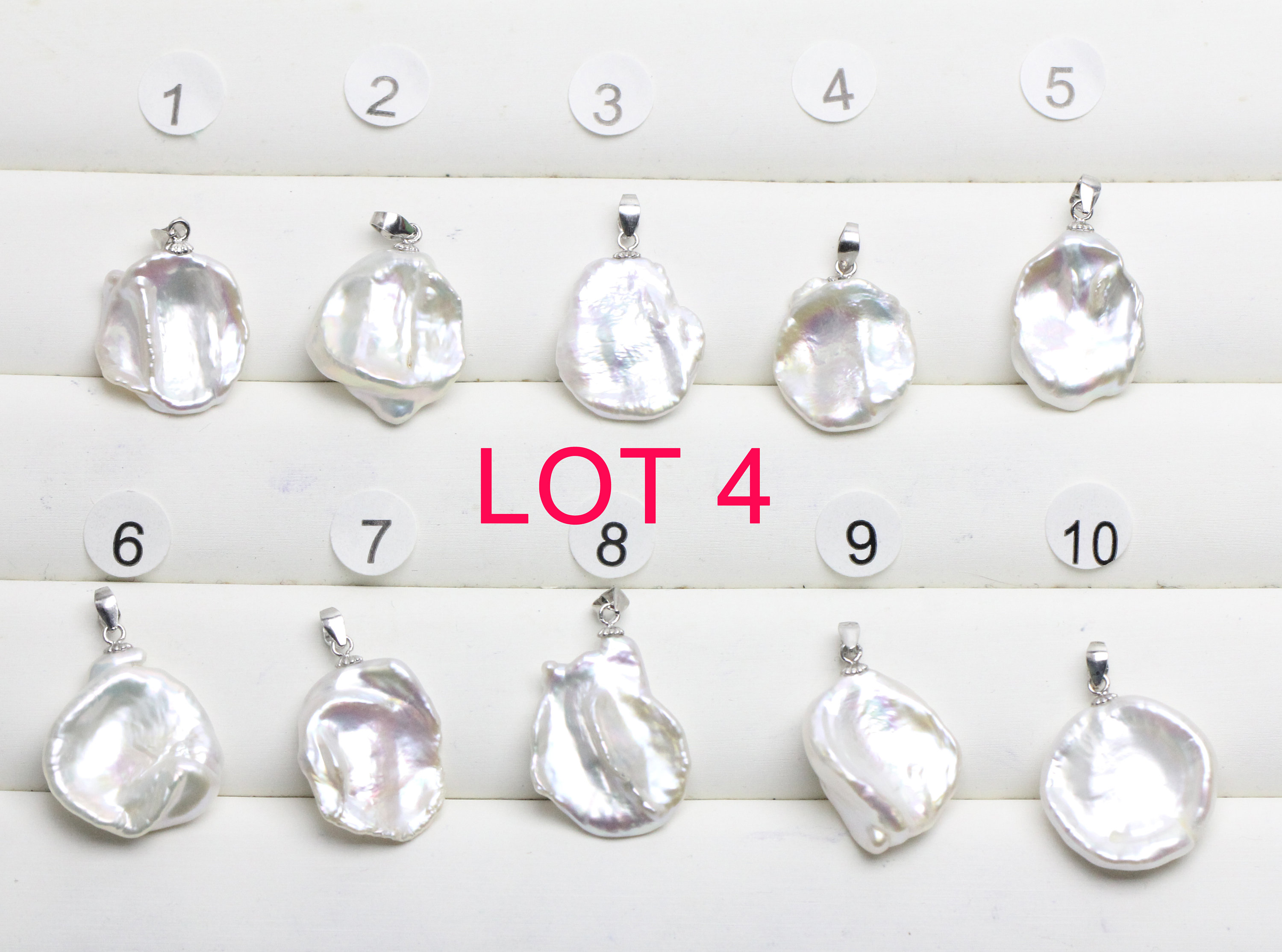 Collana con Ciondolo Perla Australiana 12 mm e diamanti