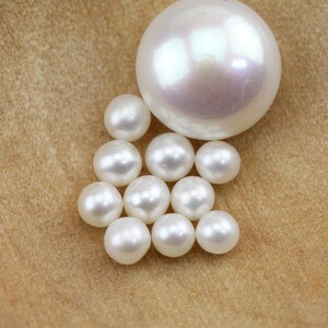 2.5-3mm AAA seed pearl bead,small pearls,white freshwater round loose pearl wholesale,tiny pearl supply,good quality,no hole,half drilled