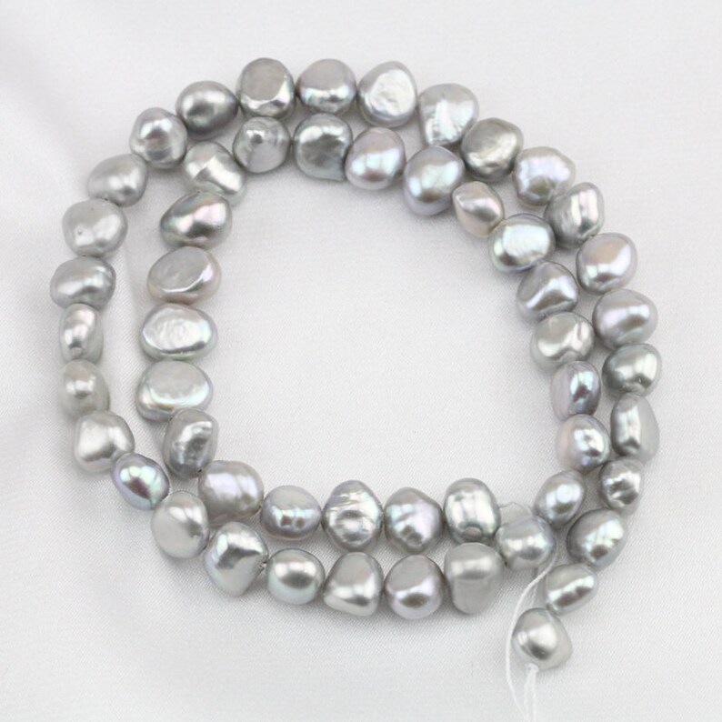 78mm Baroque Freshwater Pearls for Beadinggrey Baroque Etsy
