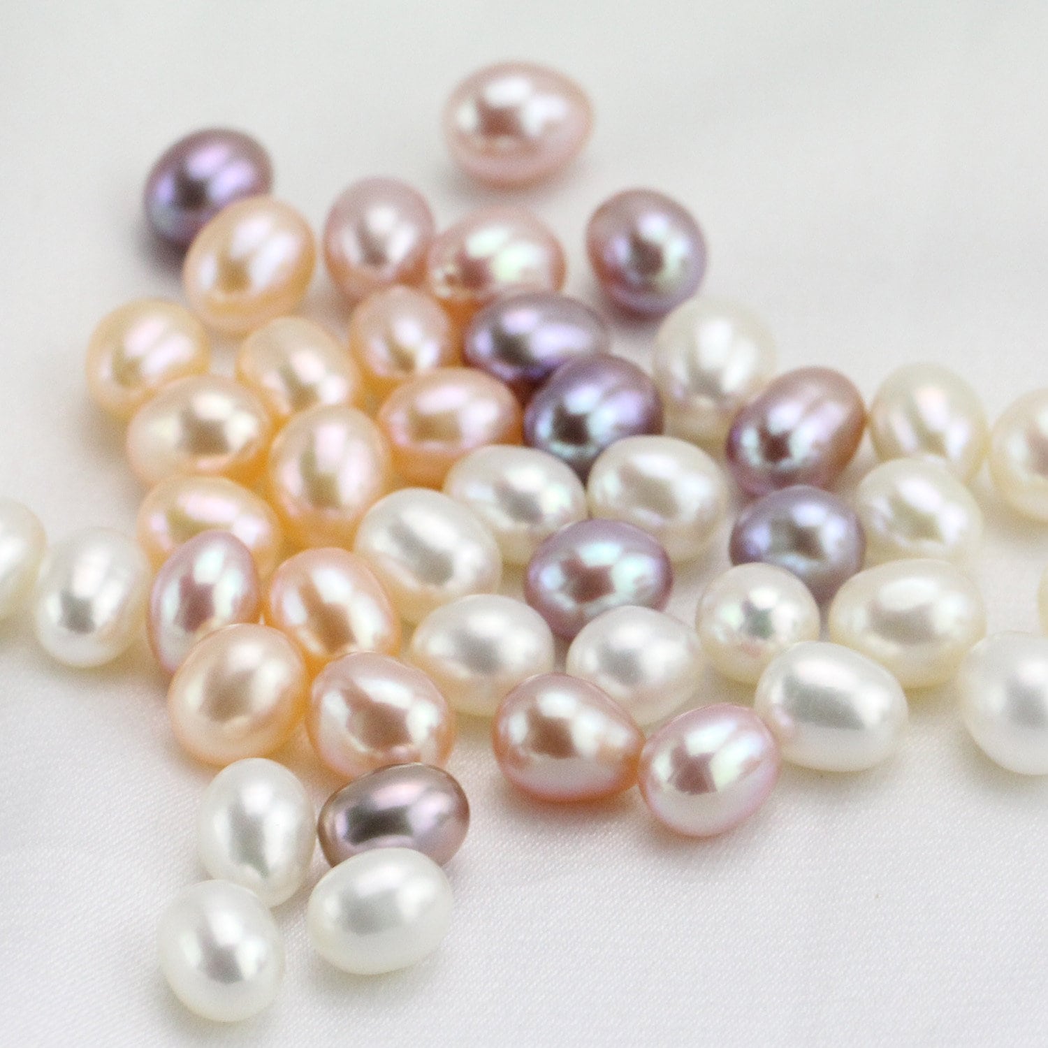 8.5-9.5mm Freshwater Pearl Drop Pearl Pairnaural Lavender - Etsy Canada
