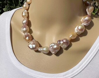 AURORA - Collana Con Perle Barocca &ndash; Duestelle Italia