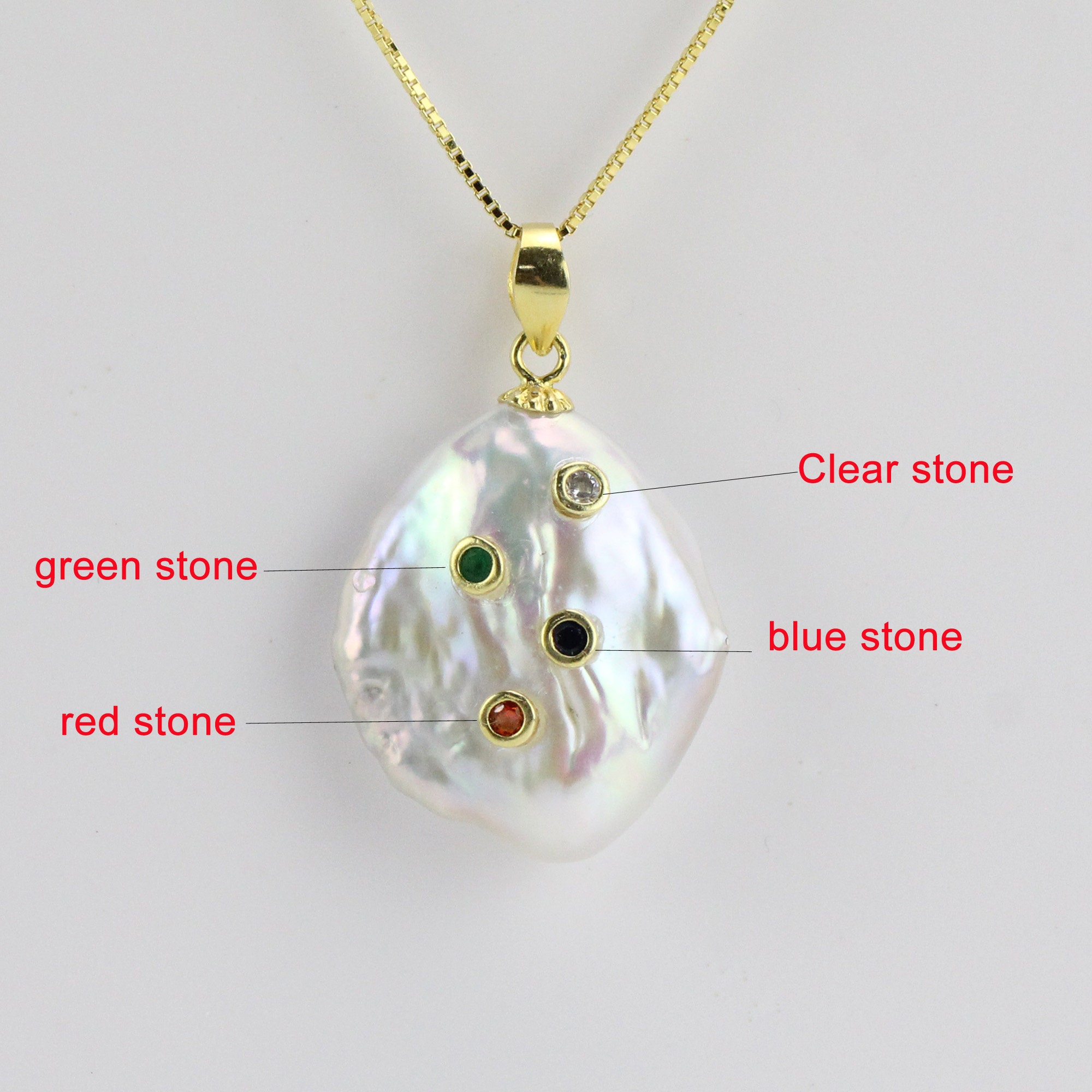 PEARL DE LANGE 6個セット 1pc,14-16mmx18-23mm Large Baroque Pearl,freshwater Large