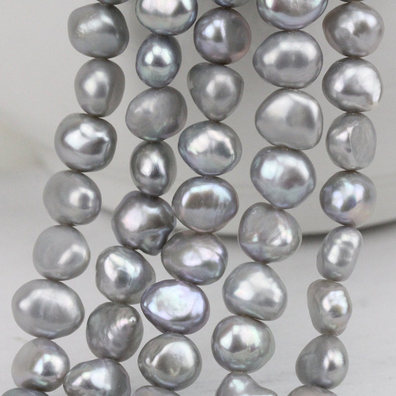 78mm Baroque Freshwater Pearls for Beadinggrey Baroque Etsy