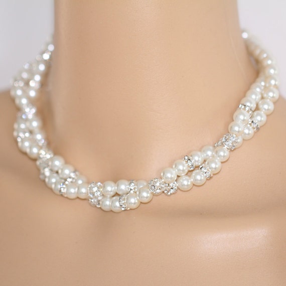 Twisted pearl deals necklace