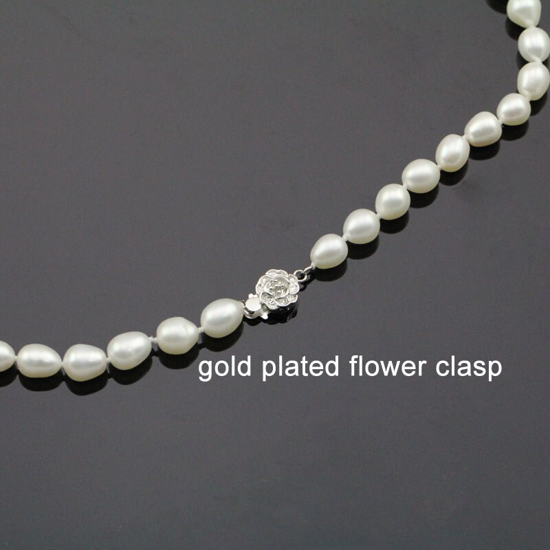 Flower girl necklace and braceletsmall flower girl pearl Etsy