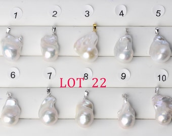 13-15mmX19-23mm white baroque pearl pendant with silver bail,freshwater flameball pearl necklace,skin with imperfections