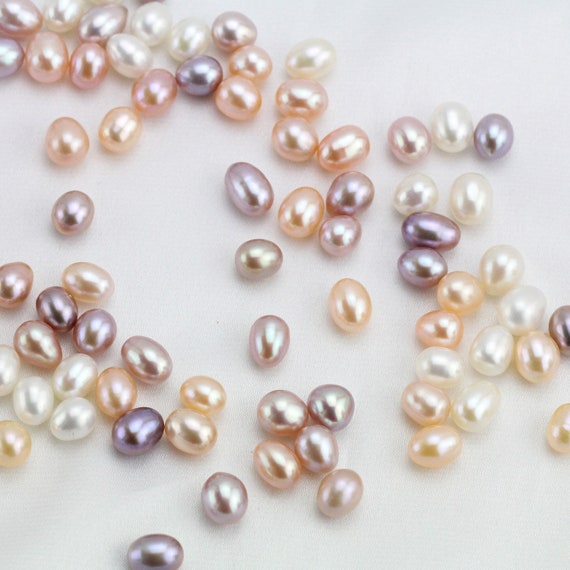 7.5*8.5mm White Peach Pink Lavender Freshwater Pearl Dangle Earrings DaS 7.5*8.5mm White Peach Pink Lavender Freshwater Pearl Dangle Earrings DaS