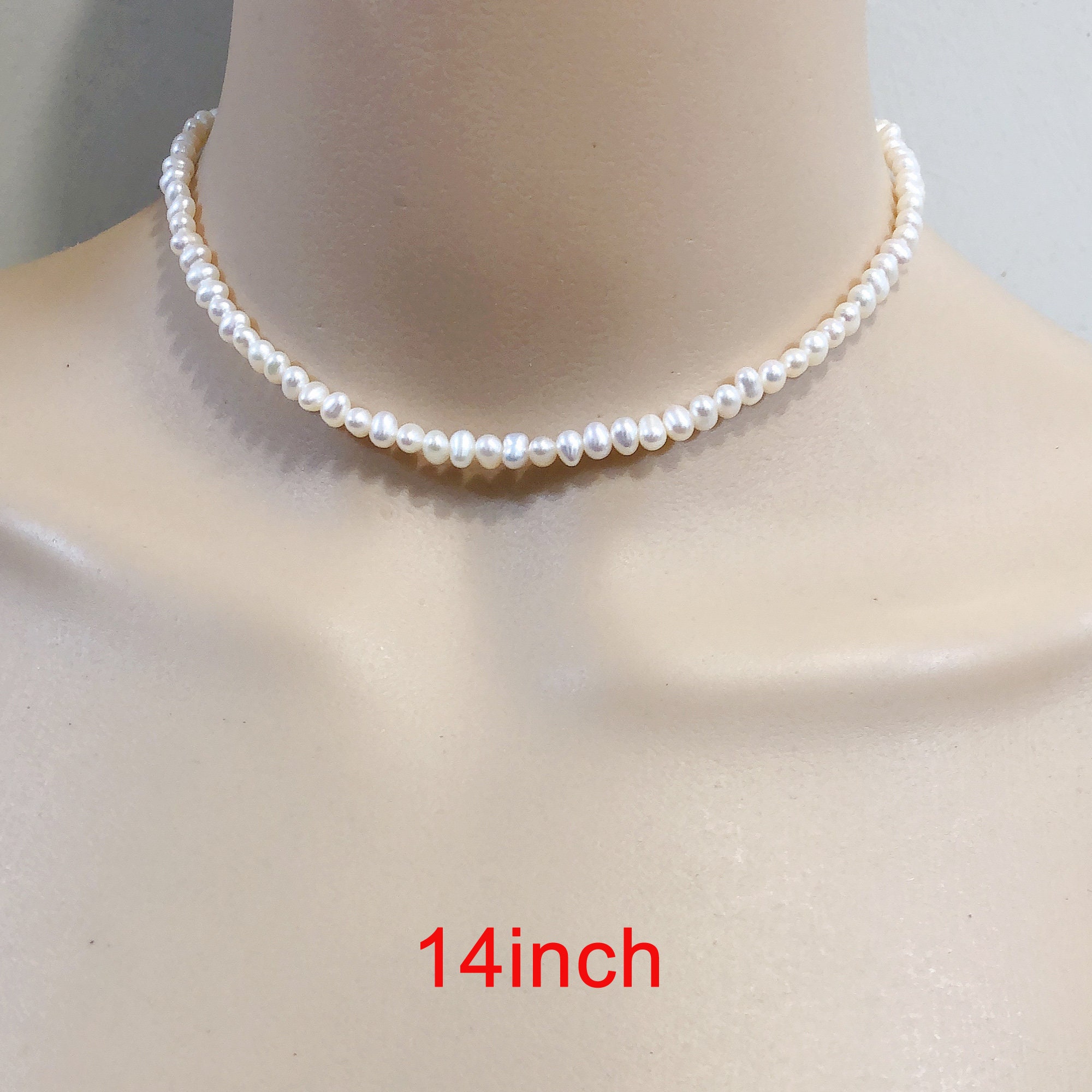 Matsya Pearl String Silver Necklace