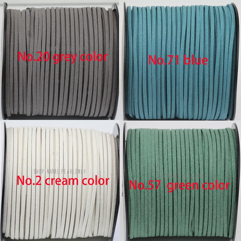 10mm pink pearl and suede cord necklacepearl leather Etsy