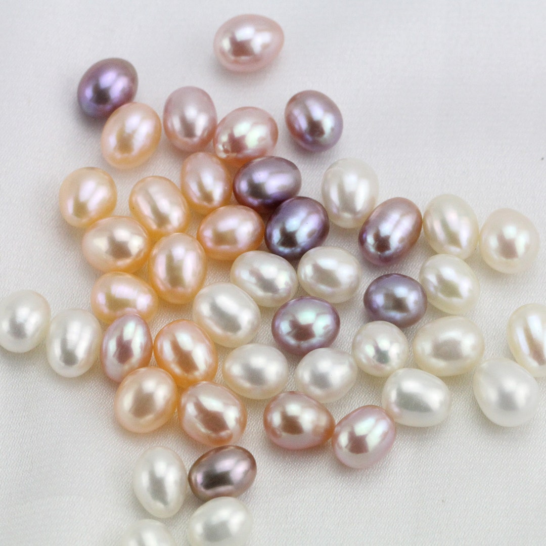5-6mm Drop Pearl Pairstear Drop Pearl Beads Matched - Etsy