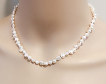 Odd shaped cheap pearl necklace
