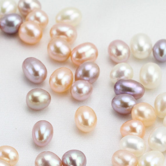7.5*8.5mm White Peach Pink Lavender Freshwater Pearl Dangle Earrings DaS 7.5*8.5mm White Peach Pink Lavender Freshwater Pearl Dangle Earrings DaS