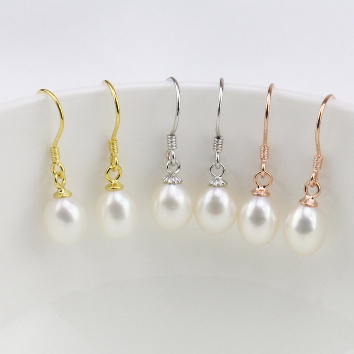 Pearl earrings kids Clearance