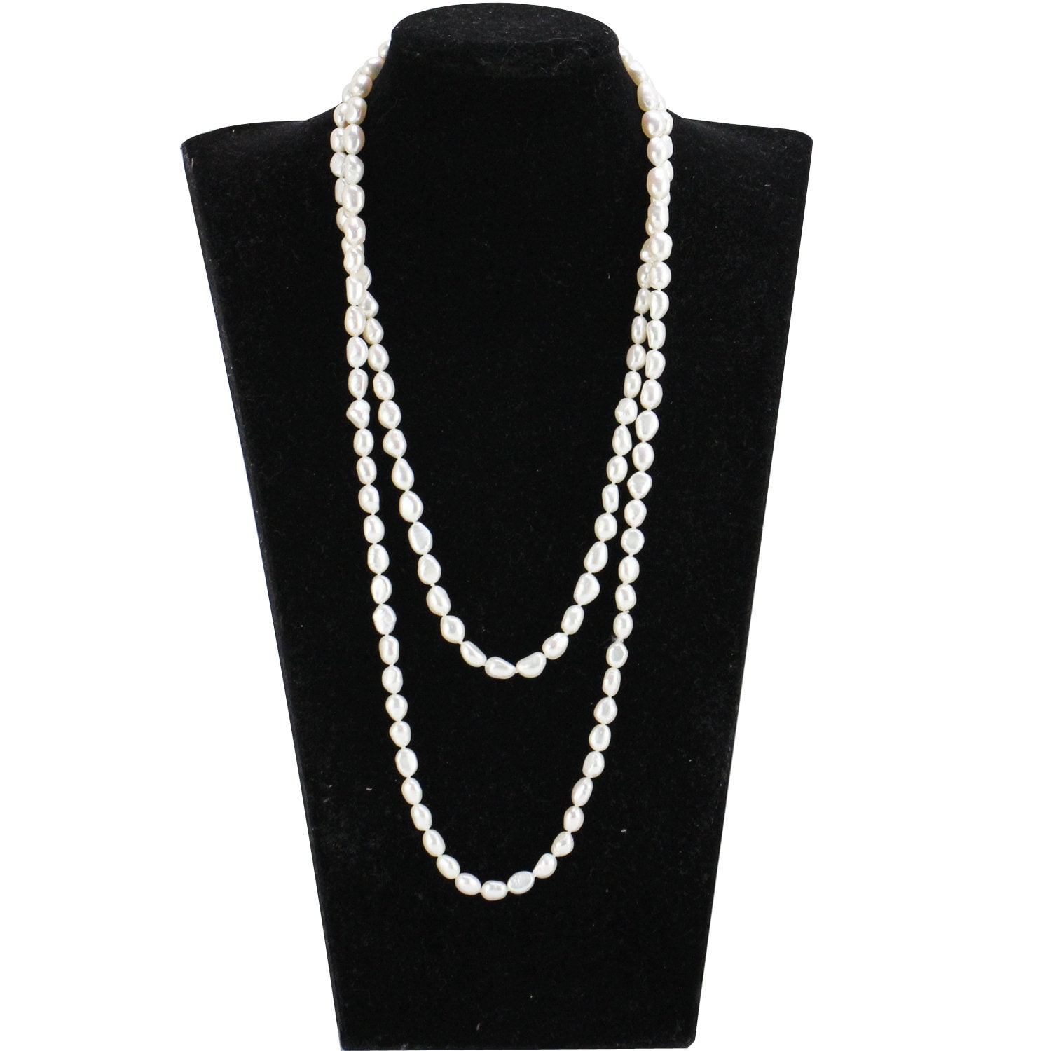 60inch,30inch,40inch,extra Long Pearl Necklace,7-8mm White Color