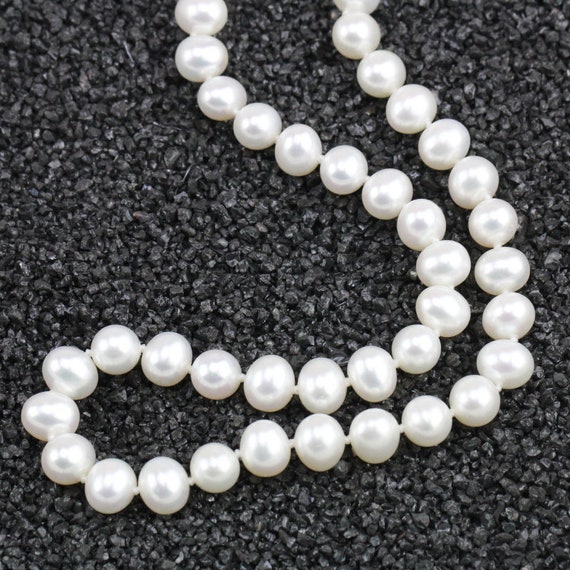 7mm AAA Freshwater Pearl Necklace white Natural Pearl Necklace