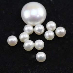 3-3.5mm AAA seed pearl bead,small pearls,white freshwater round loose pearl wholesale,tiny pearl supply,good quality,no hole,half drilled