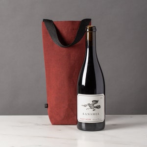 Fabric Wine Gift Bags, Set of 3, Assorted Colors-Canvas-The Reluctant Trading Experiment