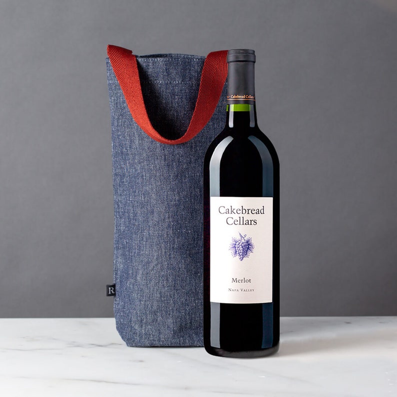 Fabric Wine Gift Bags, Set of 3, Assorted Colors-Canvas-The Reluctant Trading Experiment