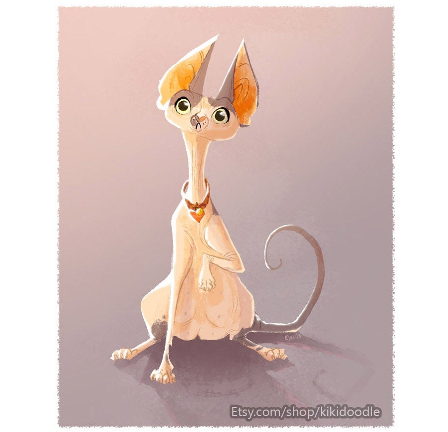 8x10 Cute Sphynx Cat Nip Nops Fine Art Print - Etsy Singapore 8x10 Cute Sphynx Cat Nip Nops Fine Art Print - Etsy Singapore