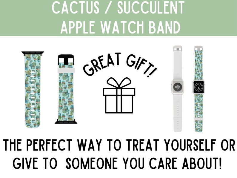 Cactus Apple Watch Band Colorful & Cute Apple Watch Band Etsy