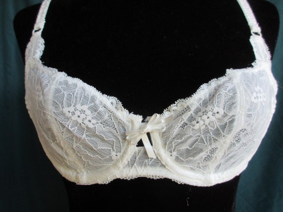 floral lace bra and panty set