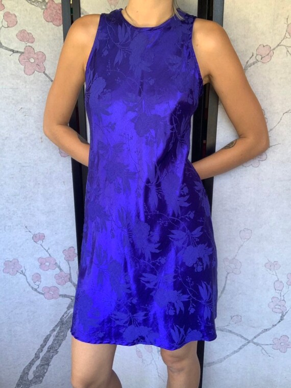 royal purple cocktail dress
