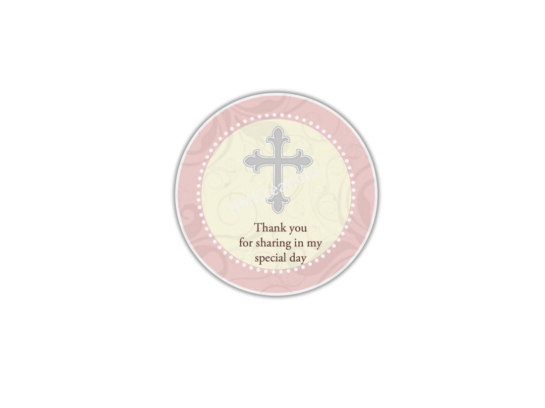 Printable Favor First Holy Communion Tags Baptism Gift Religious Tags ...