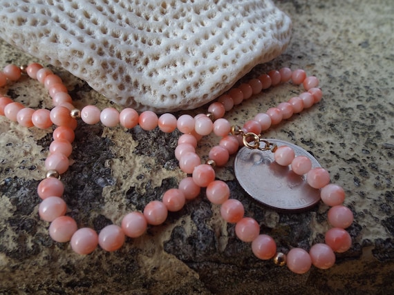 Rose coral beads deals