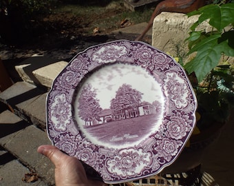 Crown Ducal George Washington Bicentennial 1732-1932 Memorial Plate Mount Vernon