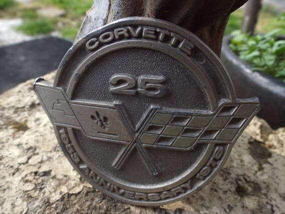 Classic Vintage Corvette 25th Anniversary Pewter … - image 7