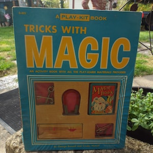 1955 A Play It Kit Book Tricks With Magic Activity Book By George Bonsall and Crosby Newell
