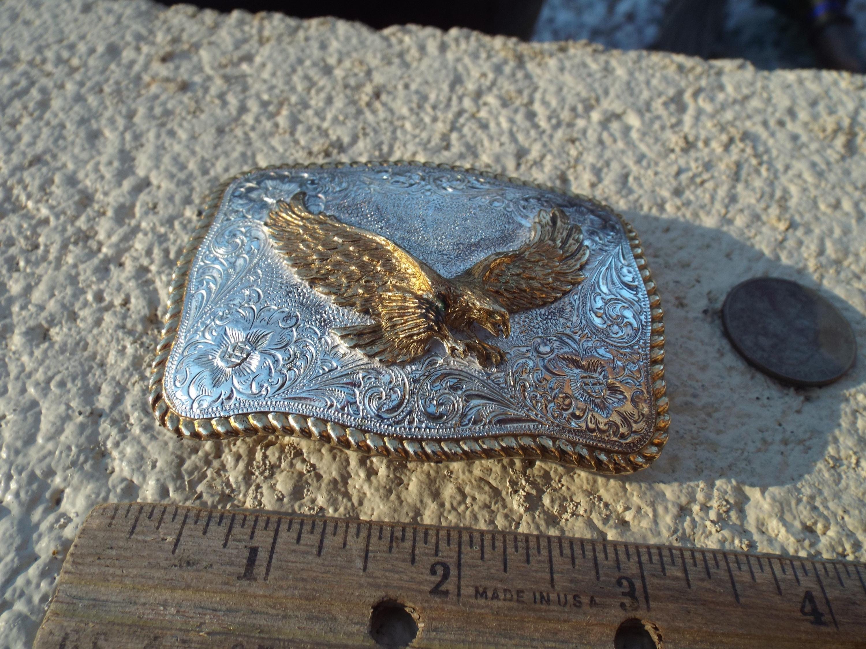 Classic Vintage Crumrine USA El Arturo Bronze Silver Plate Classic Vintage Crumrine USA El Arturo Bronze Silver Plate