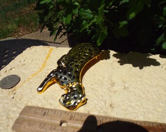 Classic Vintage Cheetah-jaguar-leopard Big Cat Belt Buckle  display picture 1