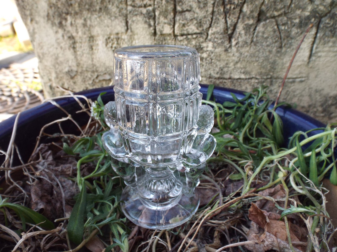 EAPG Mckee Glass Circa 1904 Crystal Peek aboo Cherubs Etsy