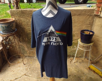 Pink Floyd 4x Dark Side  Dark Gray T Shirt