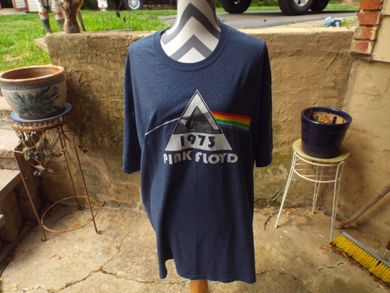 Pink Floyd 4x Dark Side Dark Gray T Shirt