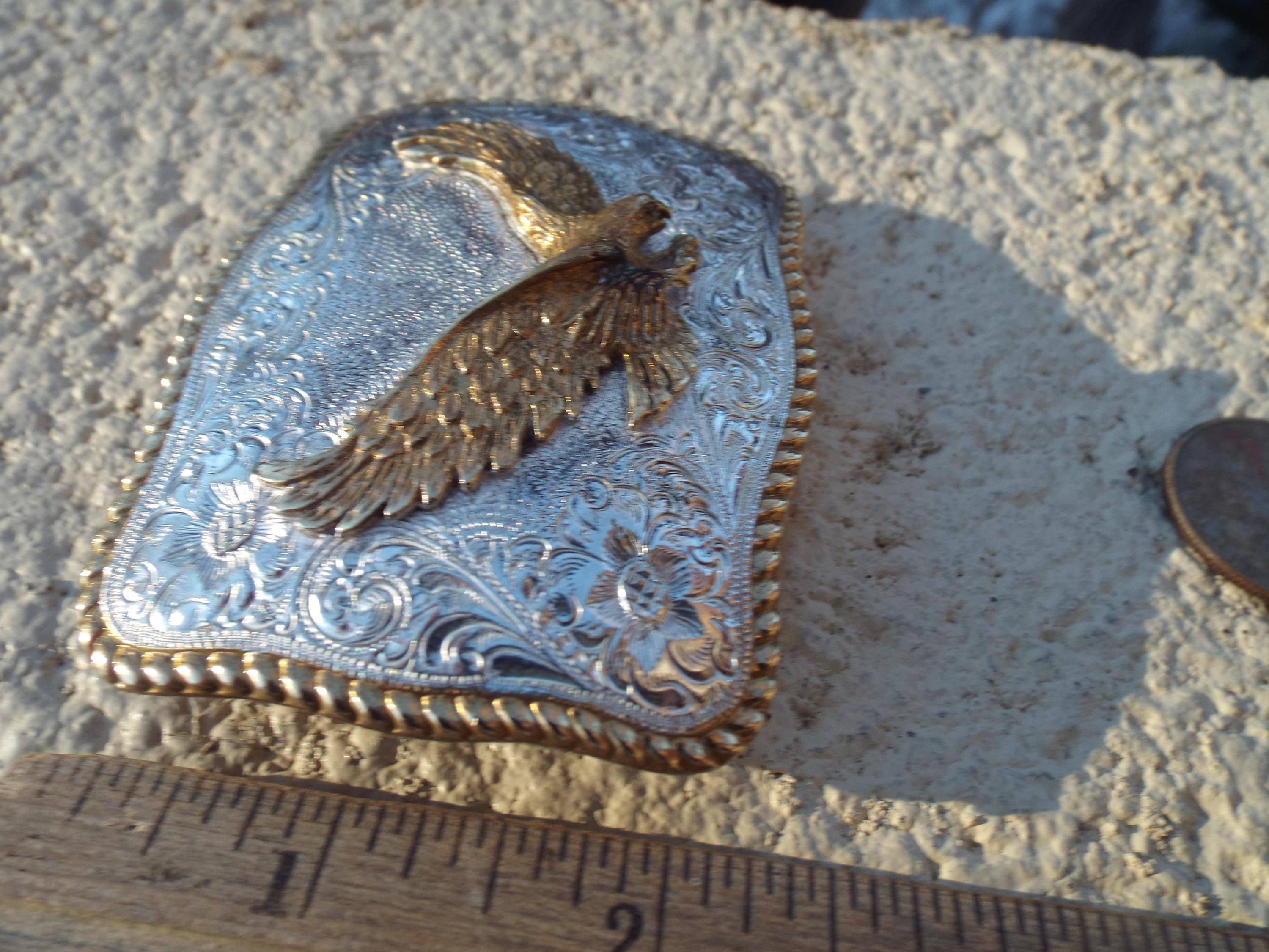 Classic Vintage Crumrine USA El Arturo Bronze Silver Plate Classic Vintage Crumrine USA El Arturo Bronze Silver Plate