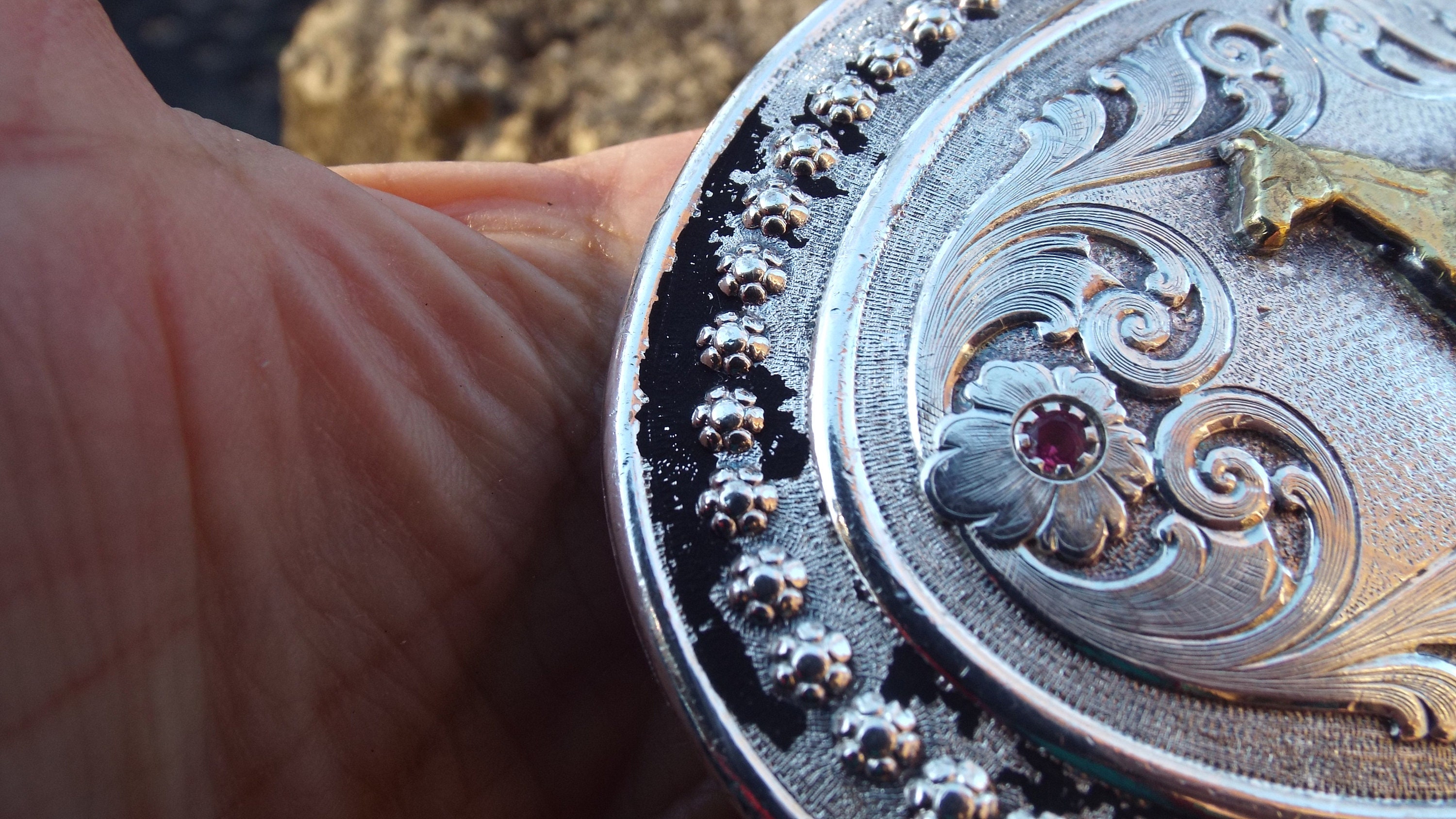 Montana Silversmiths Sterling Silver Plate Quarter Horse