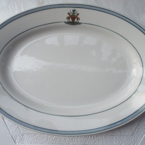 Rare Rare Antique Historic Wardman Park Hotel Washington Dc 1920-1930 Oval Platter-Lamberton Scammell China