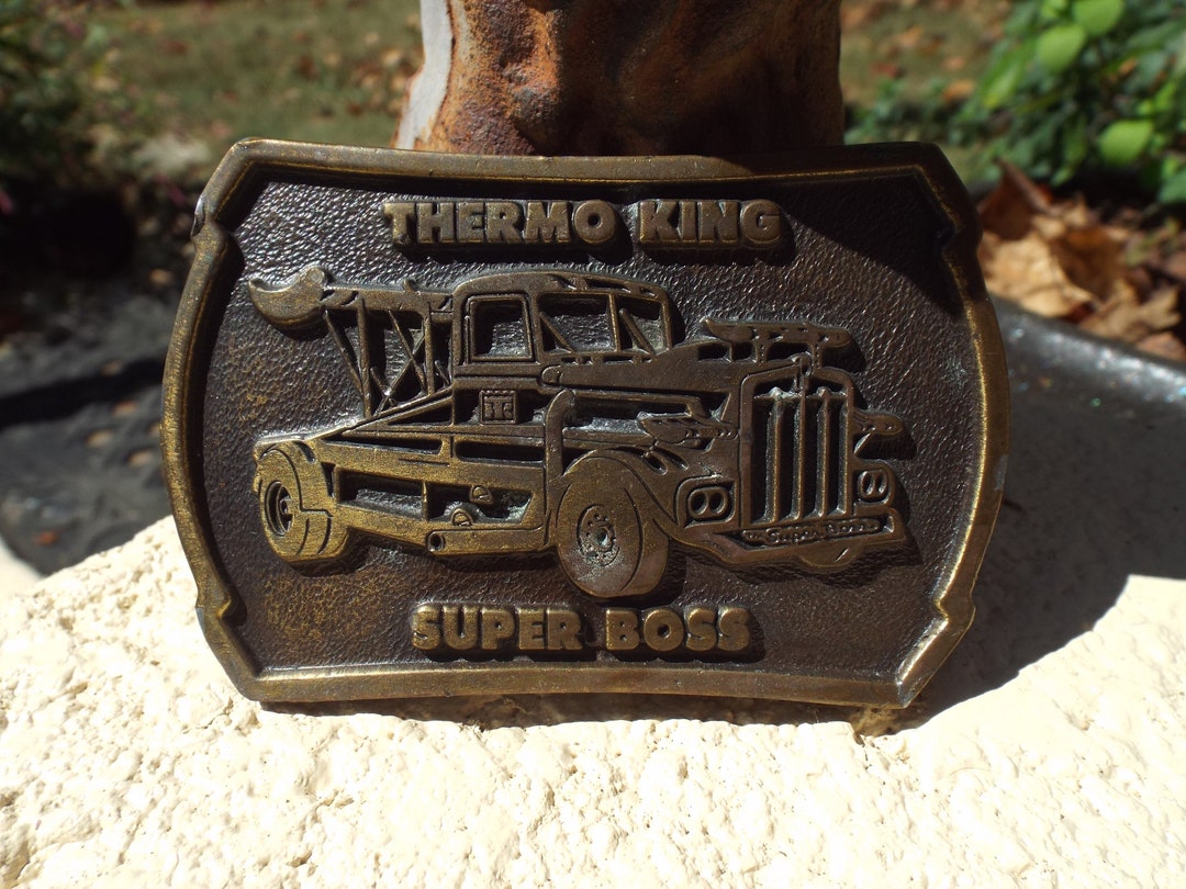 Classic Vintage Thermo King Super Boss Heavy Equipment Belt Etsy